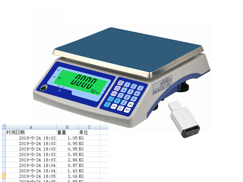 稱重數(shù)據(jù)自動保存電子秤